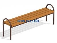 Лавочка парковая МАФ 1603 в Новосибирске