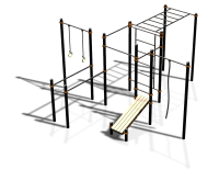 Спортивный комплекс воркаут ВС-68 в Новосибирске