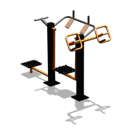 Уличный тренажер "Штурвал Пресс Супертвистер" УТ301 в Новосибирске