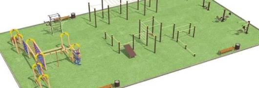Проект спортивной площадки для любого возраста в Новосибирске