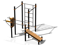 Спортивный комплекс воркаут ВС-82 в Новосибирске