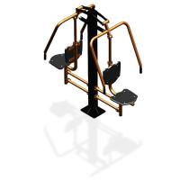 Уличный тренажер  "Жим от груди двойной" УТ204 в Новосибирске