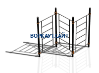 Спортивный комплекс воркаут ВС-80 в Новосибирске