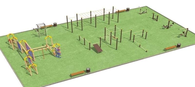 Проект спортивной площадки для любого возраста - 1 096 200 рублей. в Новосибирске