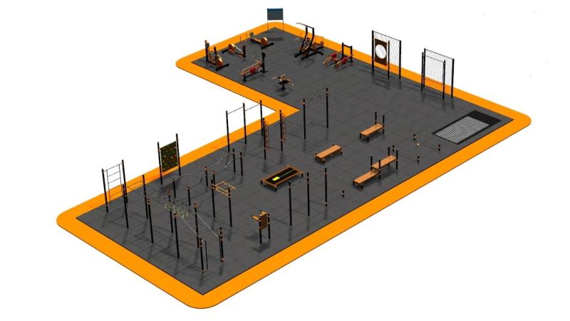 Дизайн проект спортплощадки Угловая в Новосибирске