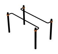 Спортивный комплекс воркаут ВС-180 в Новосибирске