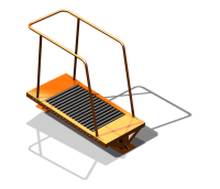 Уличный тренажер "Беговая дорожка" УТ 125 в Новосибирске