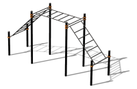 Спортивный комплекс воркаут ВС-192 в Новосибирске