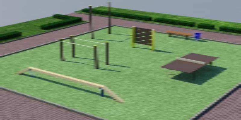 Проект спортплощадки мини спорт  в Новосибирске