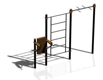 Спортивный комплекс воркаут ВС-142 в Новосибирске