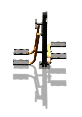 Уличный тренажер "Шпагат Степпер" УТ310 в Новосибирске