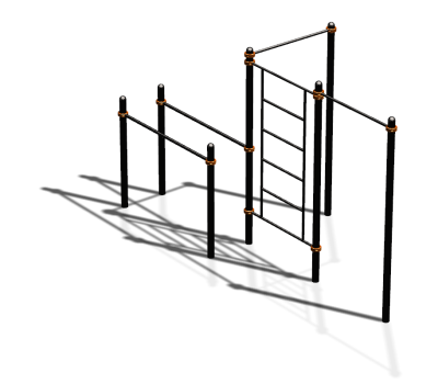 Спортивный комплекс воркаут ВС-107 в Новосибирске