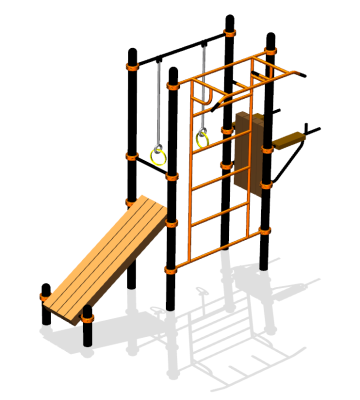 Спортивный комплекс воркаут ВС-78 в Новосибирске