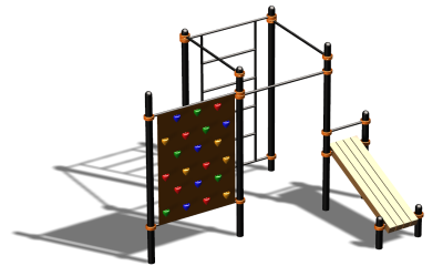 Спортивный комплекс воркаут ВС-122 в Новосибирске