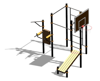 Спортивный комплекс воркаут ВС-94 в Новосибирске