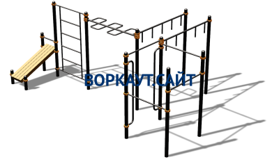 Спортивный комплекс воркаут ВС-195 в Новосибирске
