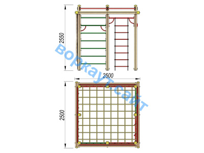Детский спортивный комплекс ДСК 3110 в Новосибирске