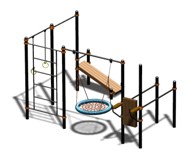 Спортивный комплекс воркаут ВС-97 в Новосибирске