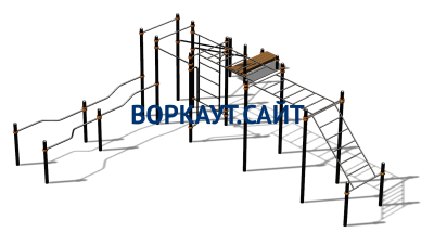 Спортивный комплекс воркаут ВС-199 в Новосибирске