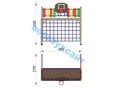 Детский спортивный комплекс ДСК 3101 в Новосибирске