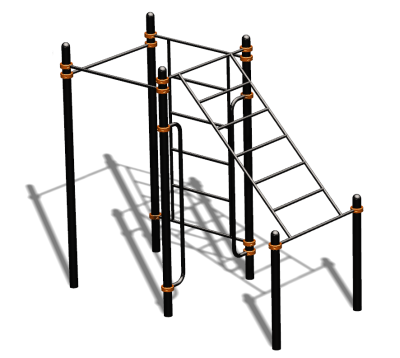 Спортивный комплекс воркаут ВС-193 в Новосибирске