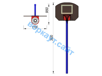 Баскетбольный щит СИО 3510 в Новосибирске