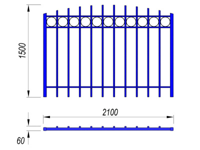 Ограждение спортивной площадки МАФ 5005 в Новосибирске