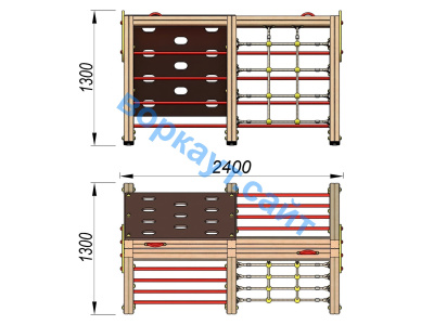 Детский спортивный комплекс ДСК 3203 в Новосибирске