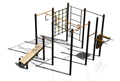 Спортивный комплекс воркаут ВС-79 в Новосибирске
