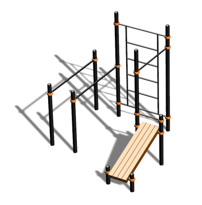 Спортивный комплекс воркаут ВС-98 в Новосибирске