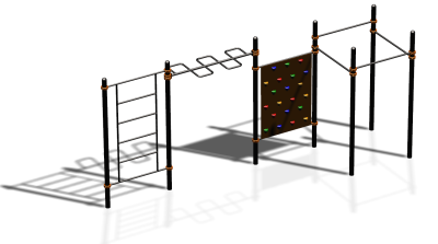 Спортивный комплекс воркаут ВС-114 в Новосибирске