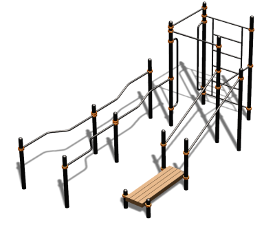 Спортивный комплекс воркаут ВС-194 в Новосибирске