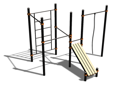 Спортивный комплекс воркаут ВС-76 в Новосибирске