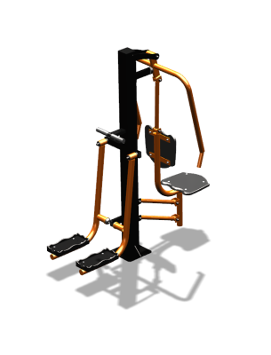 Уличный тренажер "Жим от груди Шпагат" УТ306 в Новосибирске