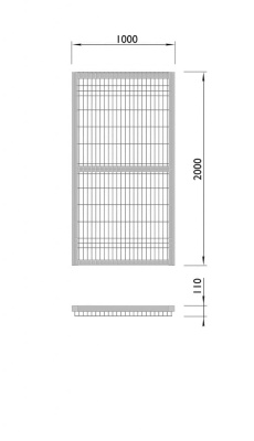 Калитка спортивной площадки МАФ 5105 в Новосибирске