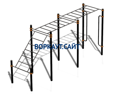 Спортивный комплекс воркаут ВС-190 в Новосибирске