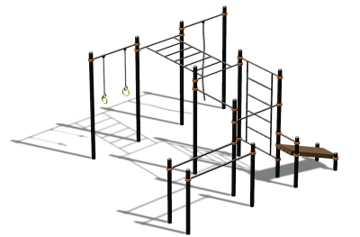 Спортивный комплекс воркаут ВС-89 в Новосибирске