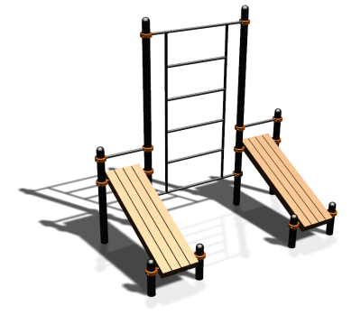 Спортивный комплекс воркаут ВС-128 в Новосибирске