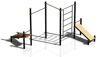 Спортивный комплекс воркаут ВС-120 в Новосибирске