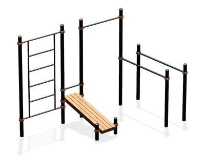 Спортивный комплекс воркаут ВС-59 в Новосибирске