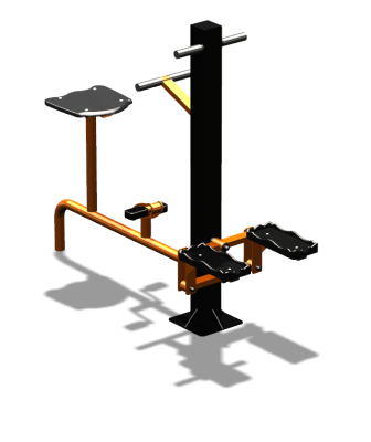 Уличный тренажер "Вело Степпер" УТ319 в Новосибирске