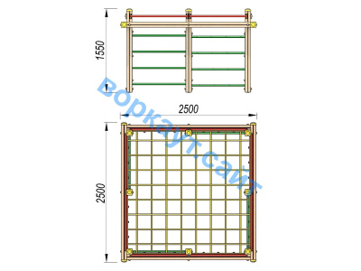 Детский спортивный комплекс ДСК 3109 в Новосибирске
