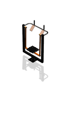 Уличный тренажер  "Маятник-пресс" УТ 104 в Новосибирске
