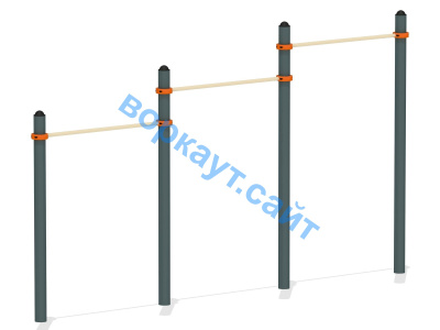 Турник тройной ВС-4 в Новосибирске