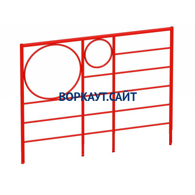 Шведская стенка с кольцами МАФ 3502 в Новосибирске