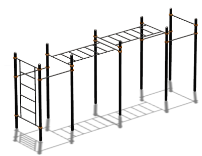 Спортивный комплекс воркаут ВС-75 в Новосибирске