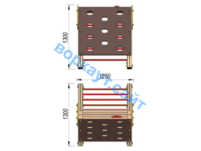 Детский спортивный комплекс ДСК 3202 в Новосибирске