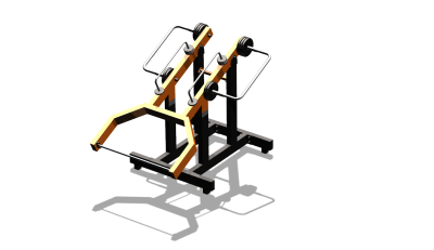 Силовой уличный тренажер  "Мультиштанга"  УТ417 в Новосибирске