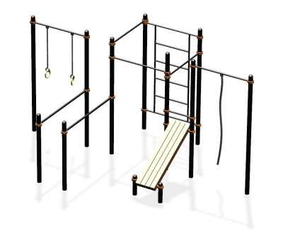 Спортивный комплекс воркаут ВС-65 в Новосибирске