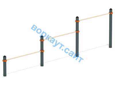 Каскад турников тройной ВС-6 в Новосибирске